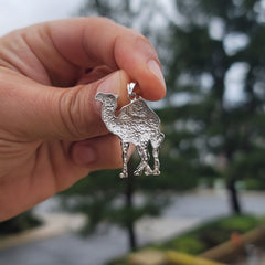 10K, 14K or 18K Gold Camel Pendant