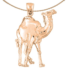 10K, 14K or 18K Gold Camel Pendant