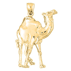 10K, 14K or 18K Gold Camel Pendant