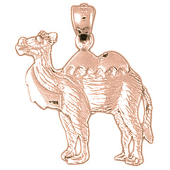 10K, 14K or 18K Gold Camel Pendant