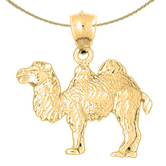 10K, 14K or 18K Gold Camel Pendant