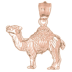 10K, 14K or 18K Gold Camel Pendant
