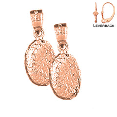 14K or 18K Gold Shell Earrings