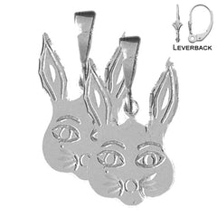 14K or 18K Gold Rabbit Earrings