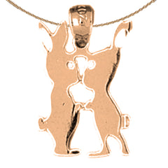 Colgante Conejo de Oro de 14K o 18K