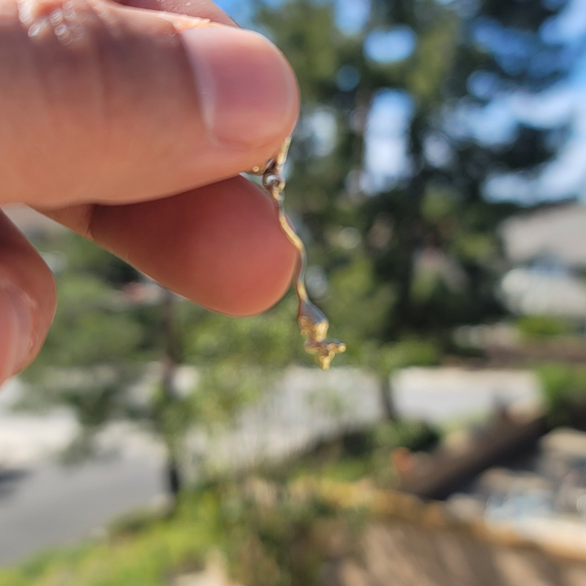 14K or 18K Gold Rat Pendant