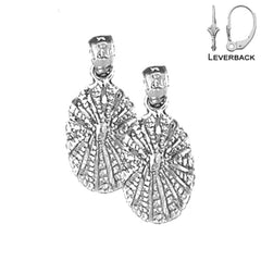 14K or 18K Gold Shell Earrings