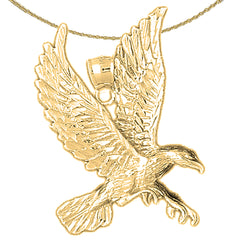 Adleranhänger aus 10 Karat, 14 Karat oder 18 Karat Gold