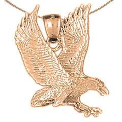 Adleranhänger aus 10 Karat, 14 Karat oder 18 Karat Gold