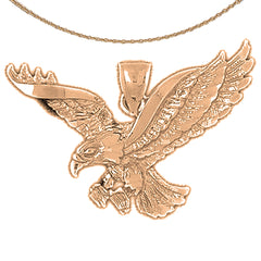 Adleranhänger aus 10 Karat, 14 Karat oder 18 Karat Gold