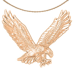 Adleranhänger aus 10 Karat, 14 Karat oder 18 Karat Gold