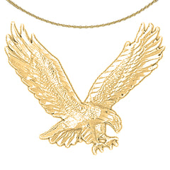 Adleranhänger aus 10 Karat, 14 Karat oder 18 Karat Gold