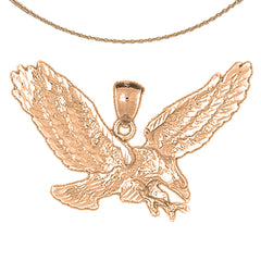 Adleranhänger aus 10 Karat, 14 Karat oder 18 Karat Gold