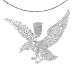 Adleranhänger aus 10 Karat, 14 Karat oder 18 Karat Gold