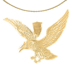 Adleranhänger aus 10 Karat, 14 Karat oder 18 Karat Gold