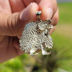 Colgante de águila de oro de 10K, 14K o 18K