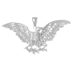 10K, 14K or 18K Gold Eagle Pendant