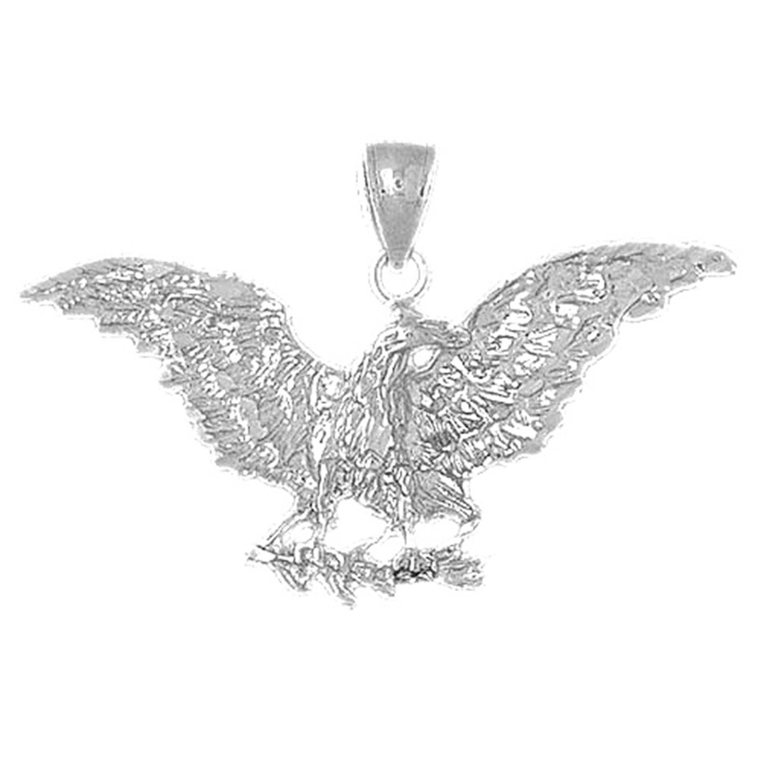 10K, 14K or 18K Gold Eagle Pendant
