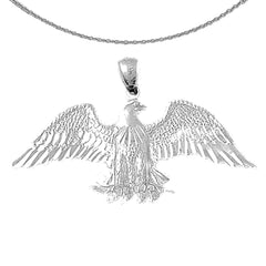 10K, 14K or 18K Gold Eagle Pendant