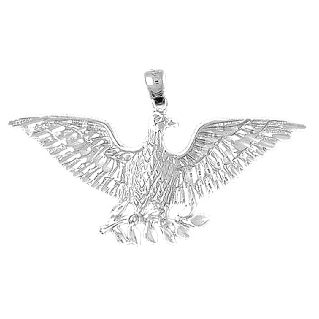 10K, 14K or 18K Gold Eagle Pendant