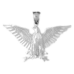 10K, 14K or 18K Gold Eagle Pendant