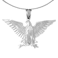 Colgante de águila de oro de 10K, 14K o 18K