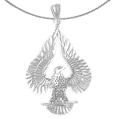 10K, 14K or 18K Gold Eagle Pendant