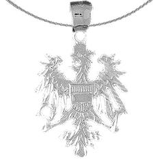 Colgante de águila de oro de 10K, 14K o 18K