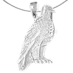 Colgante de águila de oro de 10K, 14K o 18K