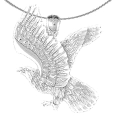 10K, 14K or 18K Gold Eagle Pendant