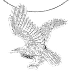 Colgante de águila de oro de 10K, 14K o 18K