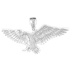10K, 14K or 18K Gold Eagle Pendant