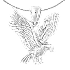 Colgante de águila de oro de 10K, 14K o 18K