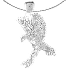 Colgante de águila de oro de 10K, 14K o 18K