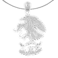 Colgante de águila de oro de 10K, 14K o 18K