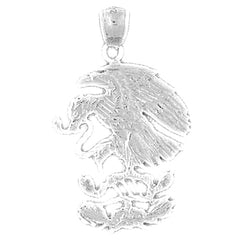 10K, 14K or 18K Gold Eagle Pendant