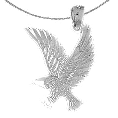10K, 14K or 18K Gold Eagle Pendant