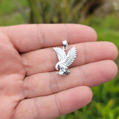 Colgante de águila de oro de 10K, 14K o 18K