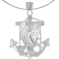 10K, 14K or 18K Gold Eagle Pendant