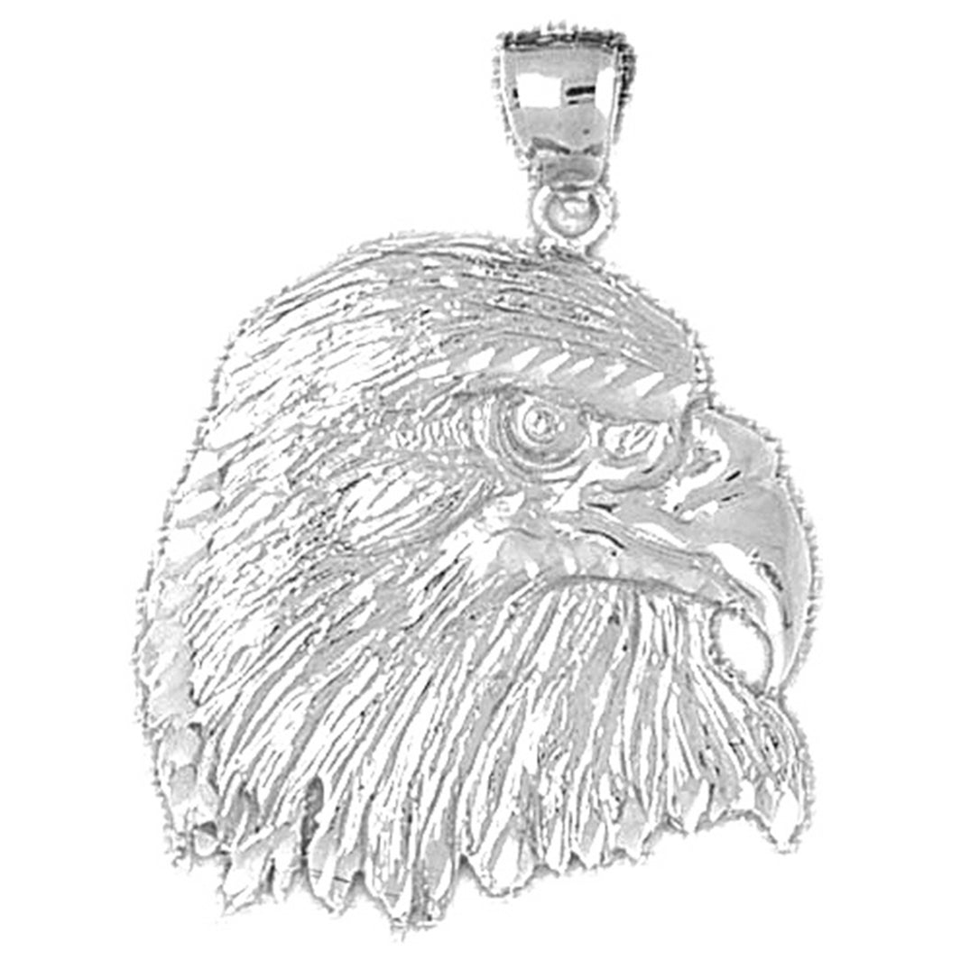 10K, 14K or 18K Gold Eagle Pendant