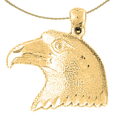 10K, 14K or 18K Gold Eagle Pendant