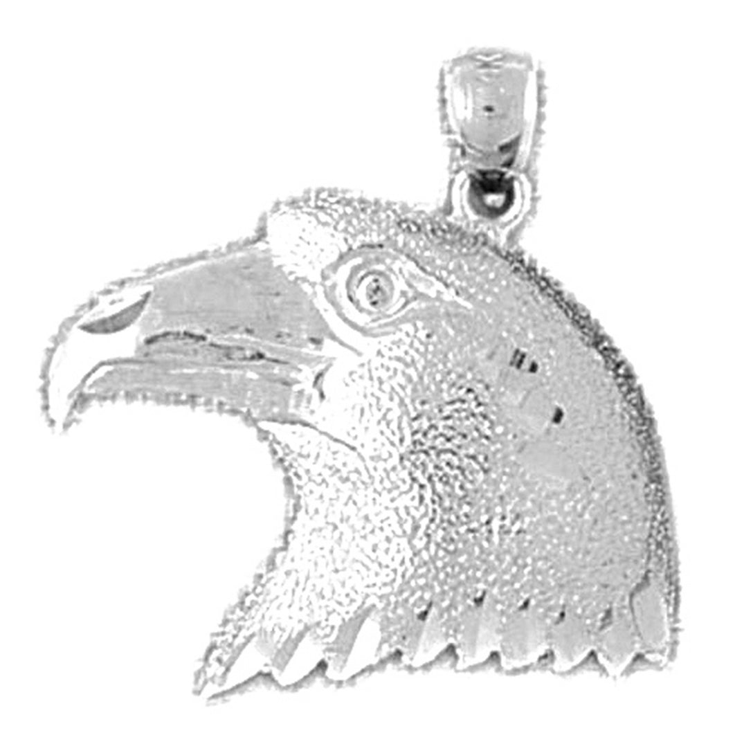 10K, 14K or 18K Gold Eagle Pendant