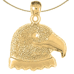 10K, 14K or 18K Gold Eagle Pendant
