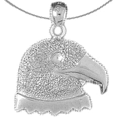 10K, 14K or 18K Gold Eagle Pendant