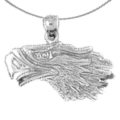 10K, 14K or 18K Gold Eagle Pendant