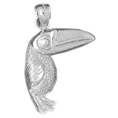 14K or 18K Gold Toucan Pendant