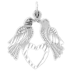 14K or 18K Gold Parrot Pendant