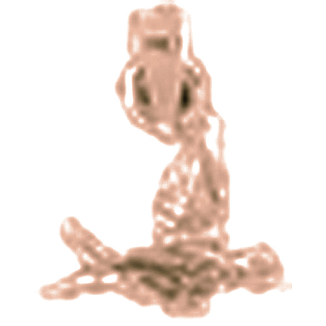 14K or 18K Gold Swallow Bird Pendant