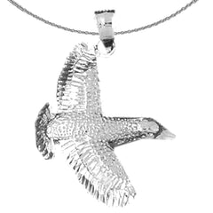 10K, 14K or 18K Gold Duck Pendant