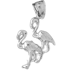 14K or 18K Gold Flamingo Pendant